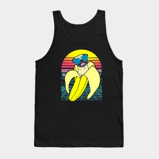 banana pug with sunglasses Tank Top